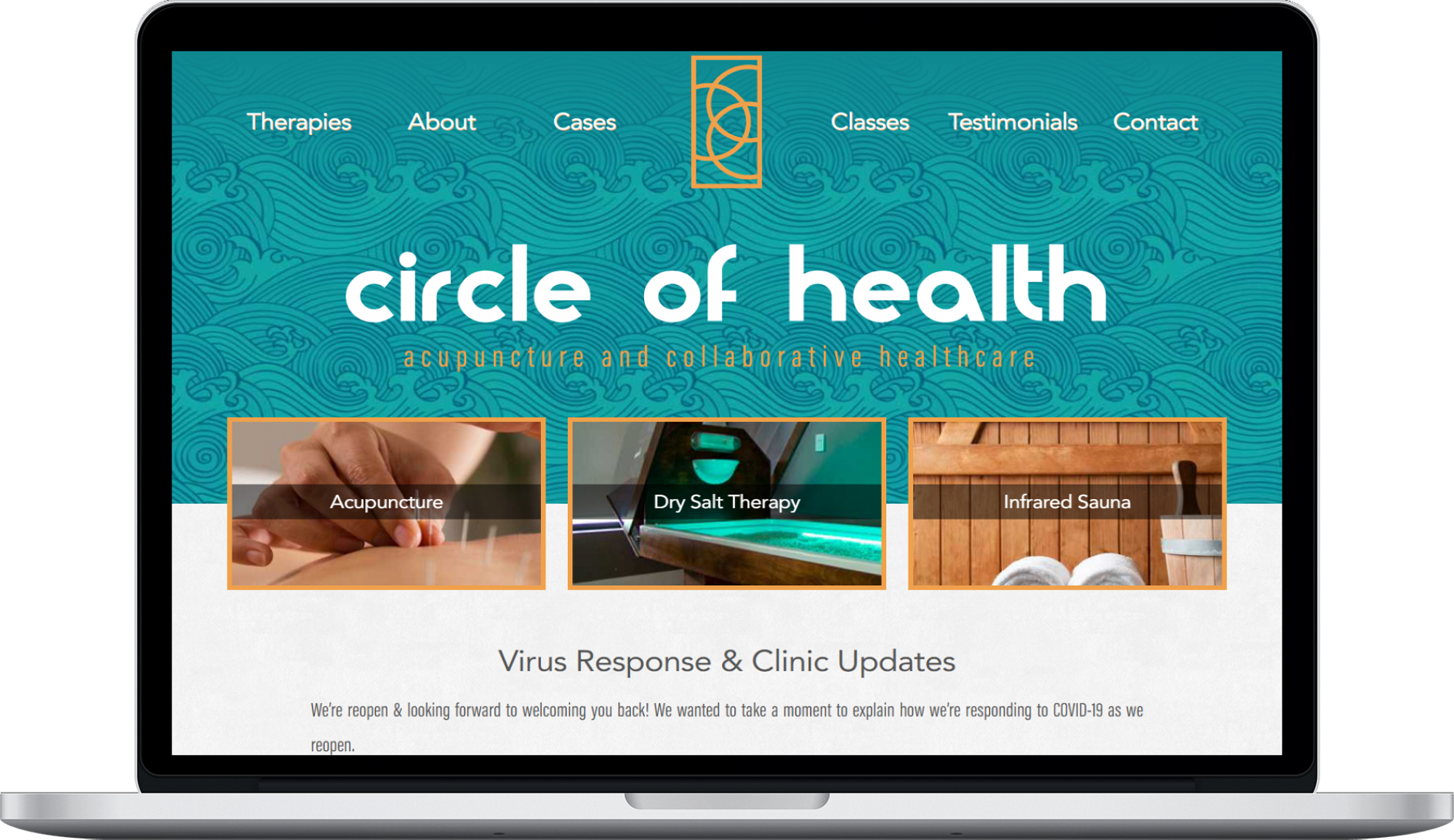 Circle Of Health Website Design