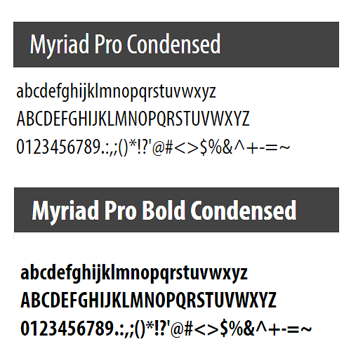 Myriad Pro