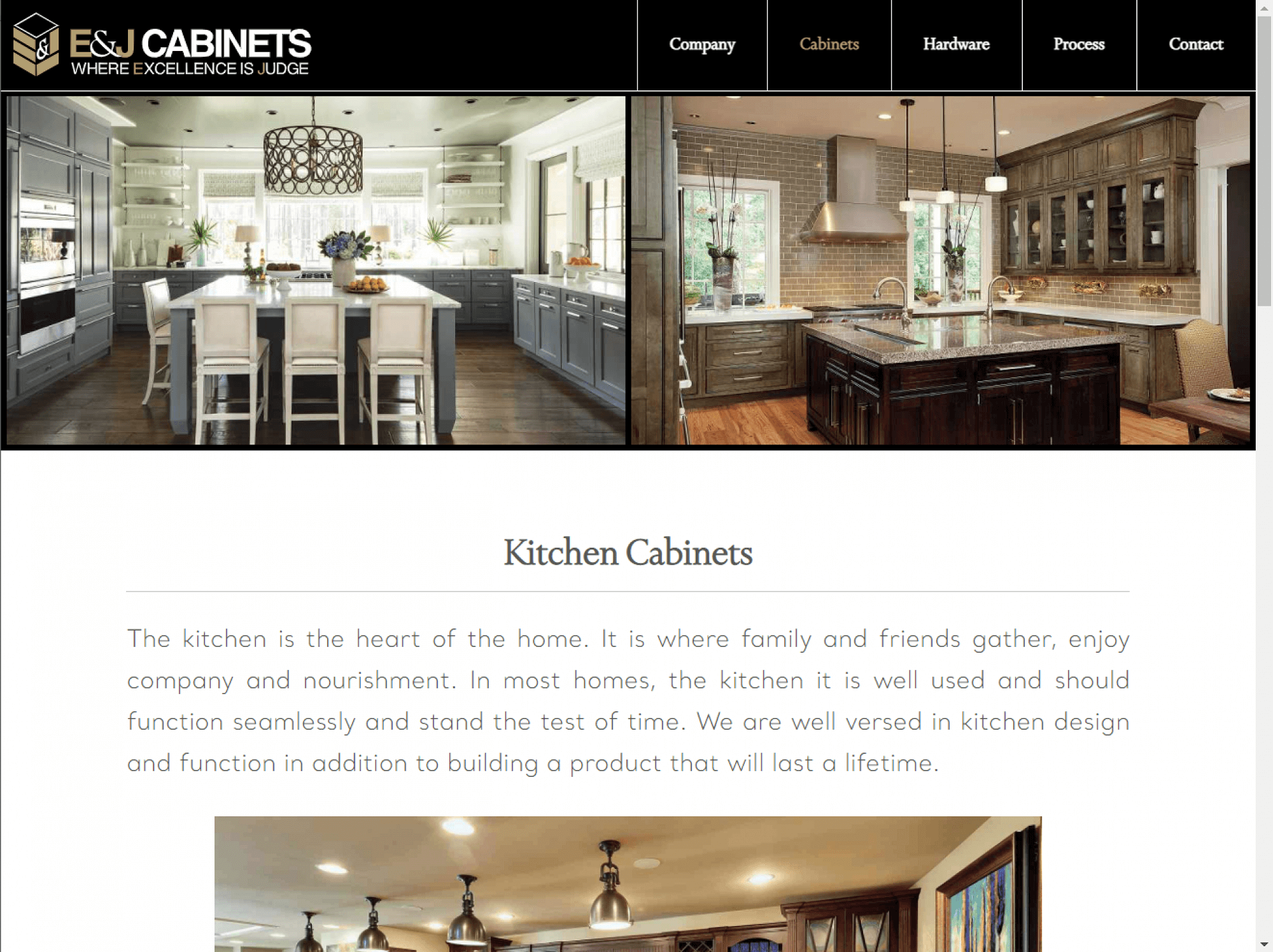 Kitchen Cabinet Page