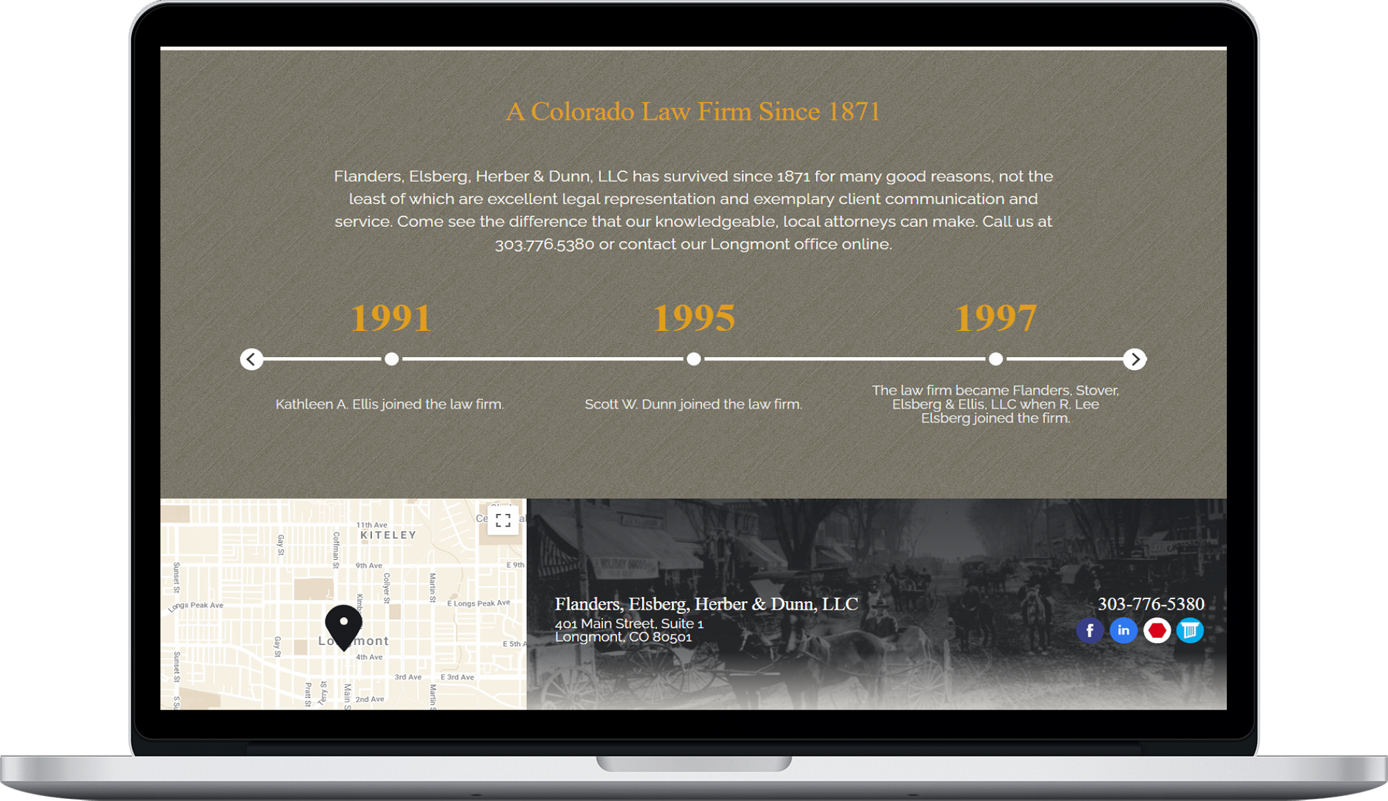 Flanders law Website Design