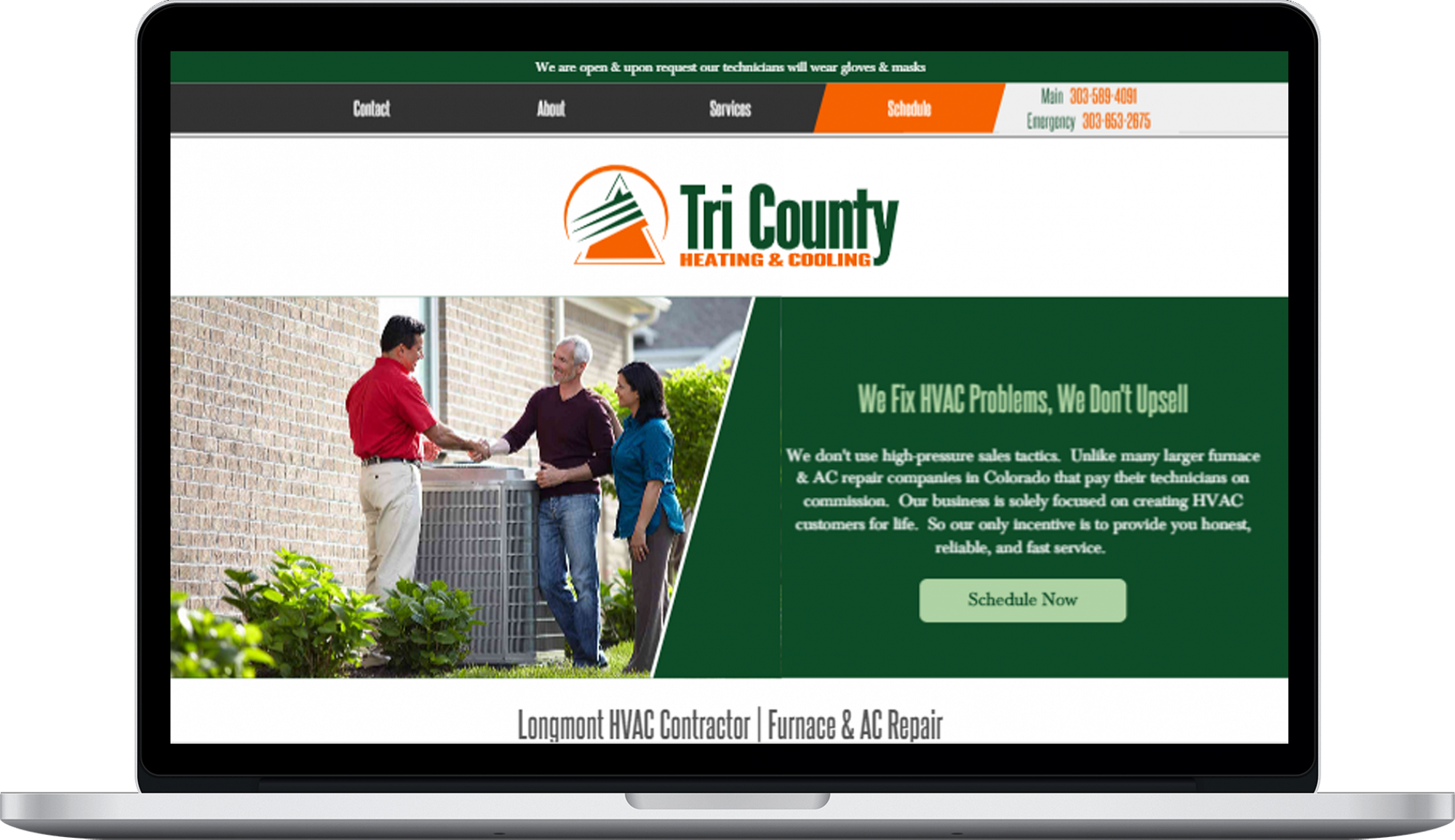 Tri county Website design